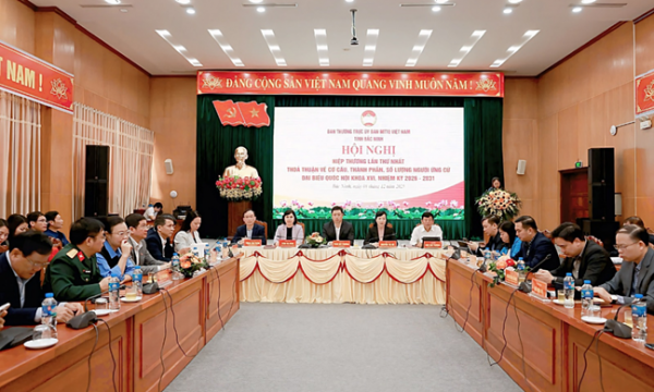 Bắc Ninh tổ chức Hội nghị hiệp thương lần thứ nhất cho bầu cử Quốc hội khóa XVI và HĐND tỉnh nhiệm kỳ 2026 - 2031